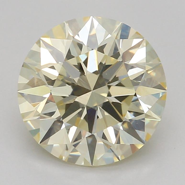 1.28 Ct. Fancy Light Yellow Round Lab Grown Diamond