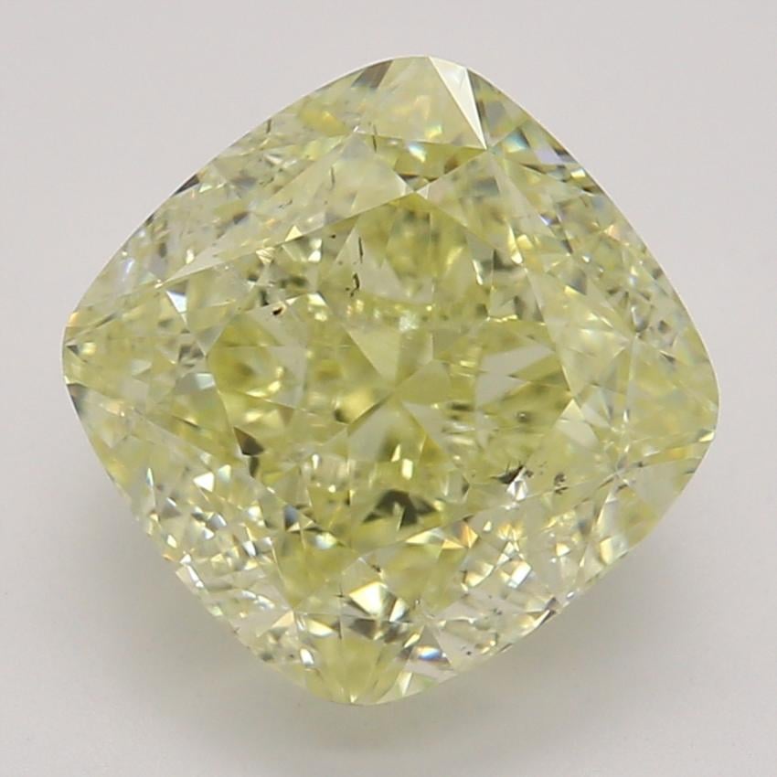 2.04 Ct. Fancy Yellow Cushion Diamond