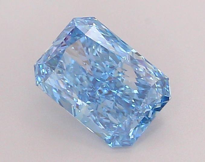 1.25 Ct. Fancy Vivid Blue Radiant Lab Grown Diamond