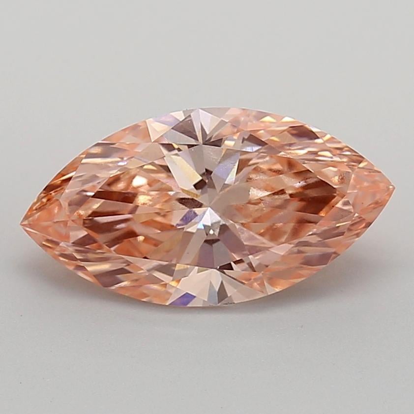 2.88 Ct. Fancy Vivid  Pink Marquise Lab Grown Diamond