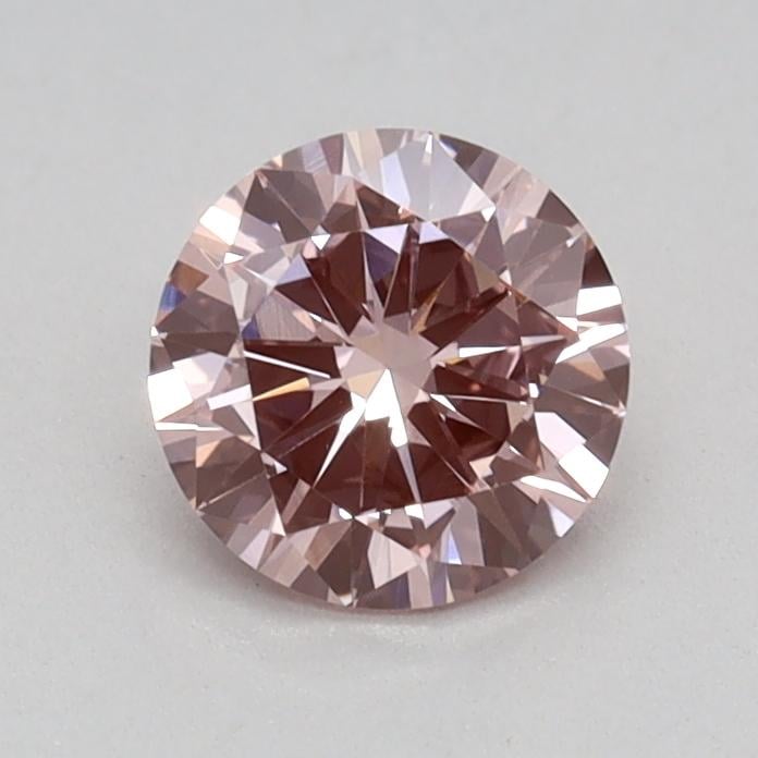 0.49 Ct. Fancy Intense Pink Round Lab Grown Diamond