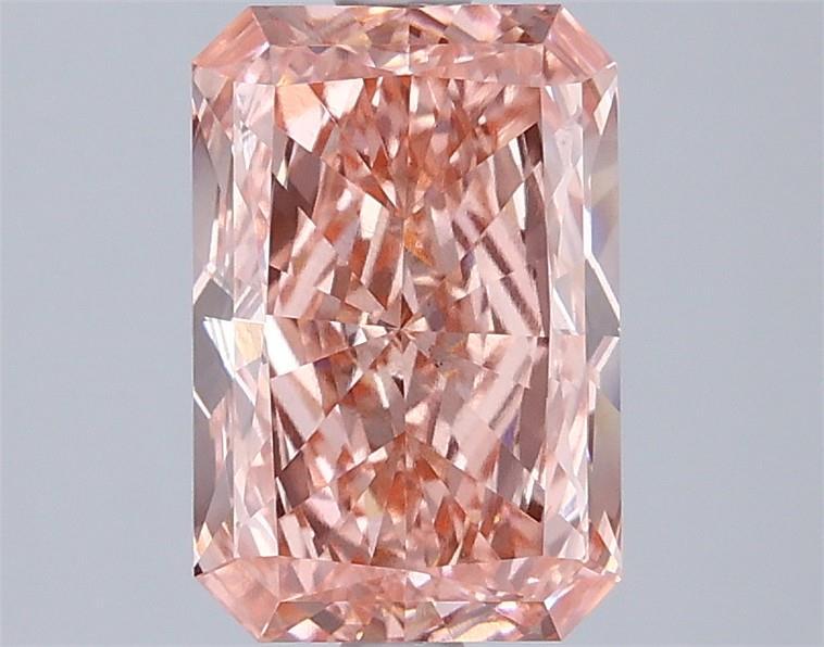 2.03 Ct. Fancy Vivid Pink Radiant Lab Grown Diamond