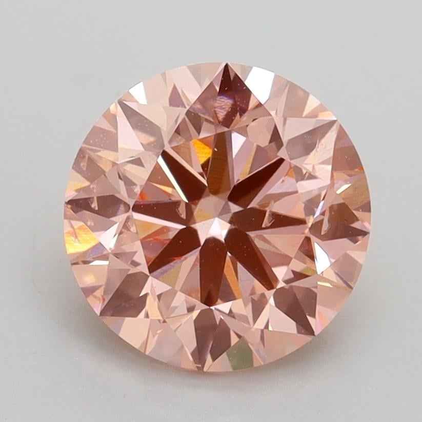 2.00 Ct. Fancy Intense Pink Round Lab Grown Diamond