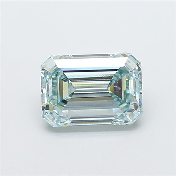 2.10 Ct. Fancy  Green Emerald Lab Grown Diamond