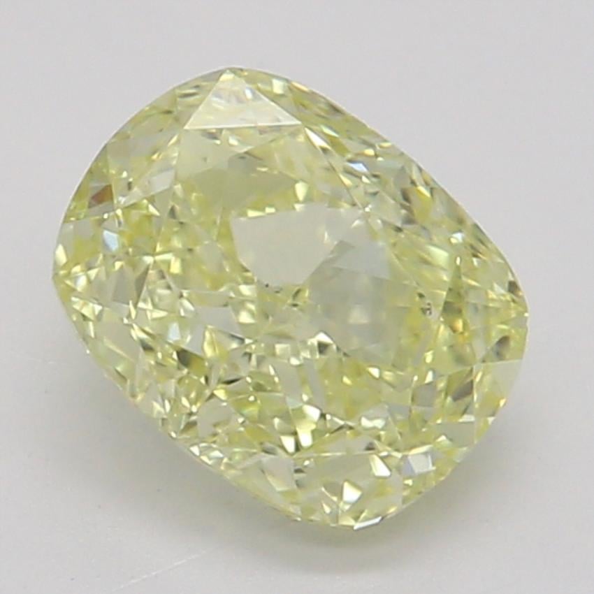 0.60 Ct. Fancy Yellow Cushion Diamond