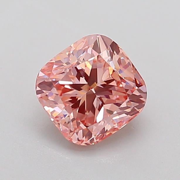 0.99 Ct. Fancy Intense  Pink Cushion Lab Grown Diamond