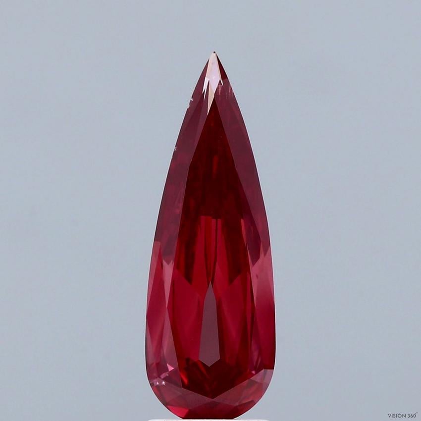 1.98 Ct. Fancy Deep Pink Pear Lab Grown Diamond