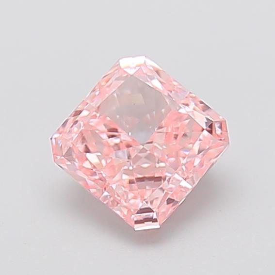 1.51 Ct. Fancy Intense Pink Radiant Lab Grown Diamond