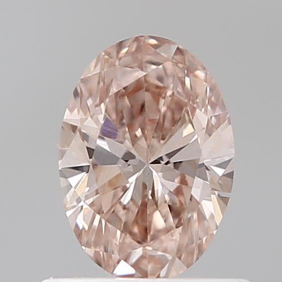0.68 Ct. Light Brown Oval Lab Grown Diamond