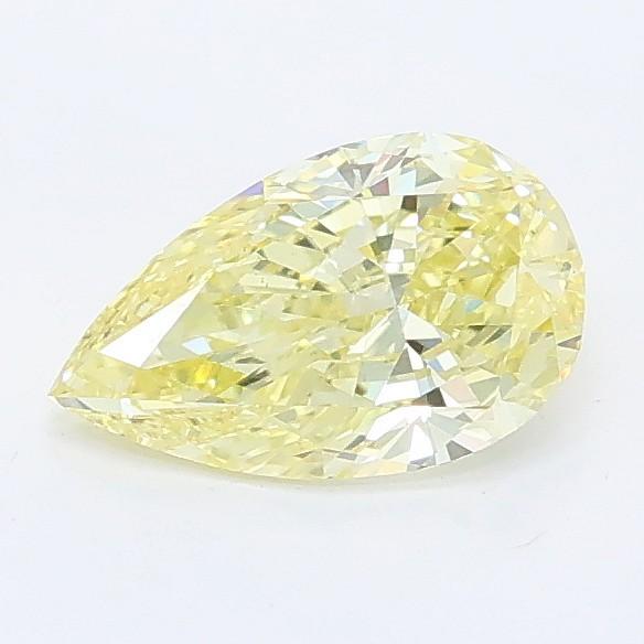 0.59 Ct. Fancy Intense Yellow Pear Lab Grown Diamond