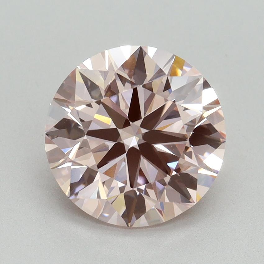 2.75 Ct. Fancy Intense Pink Round Lab Grown Diamond