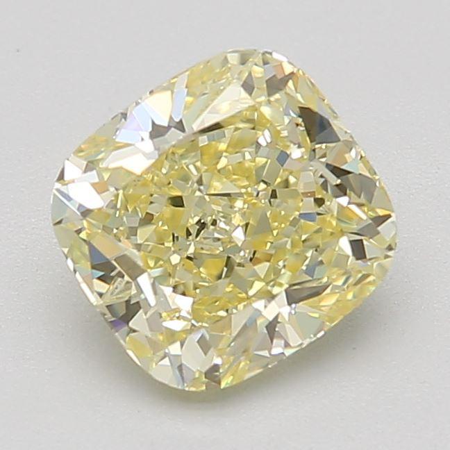 1.10 Ct. Fancy Yellow Cushion Diamond