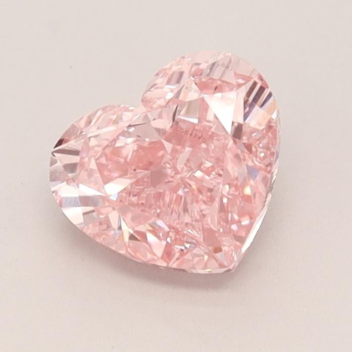 1.21 Ct. Fancy Vivid  Pink Heart Lab Grown Diamond