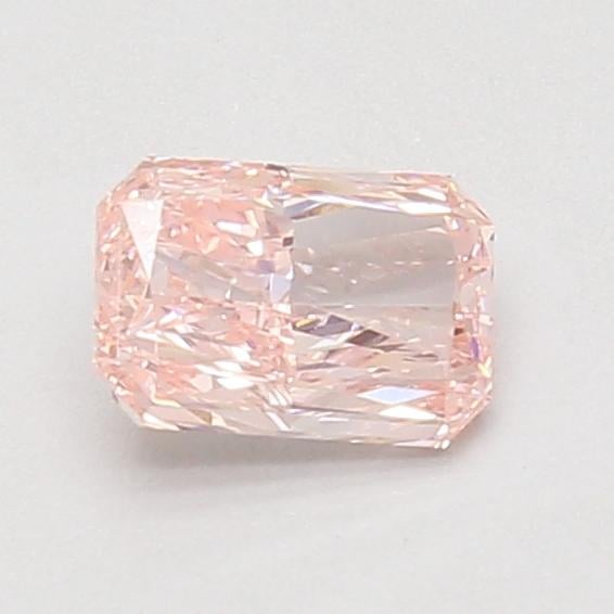 0.78 Ct. Fancy Intense Pink Radiant Lab Grown Diamond