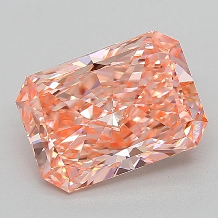 2.03 Ct. Fancy Vivid  Pink Radiant Lab Grown Diamond