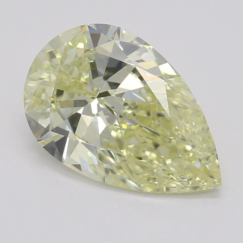 1.40 Ct. Fancy Light Yellow Pear Diamond