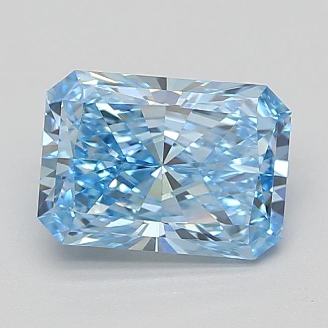 2.09 Ct. Fancy Vivid Blue Radiant Lab Grown Diamond