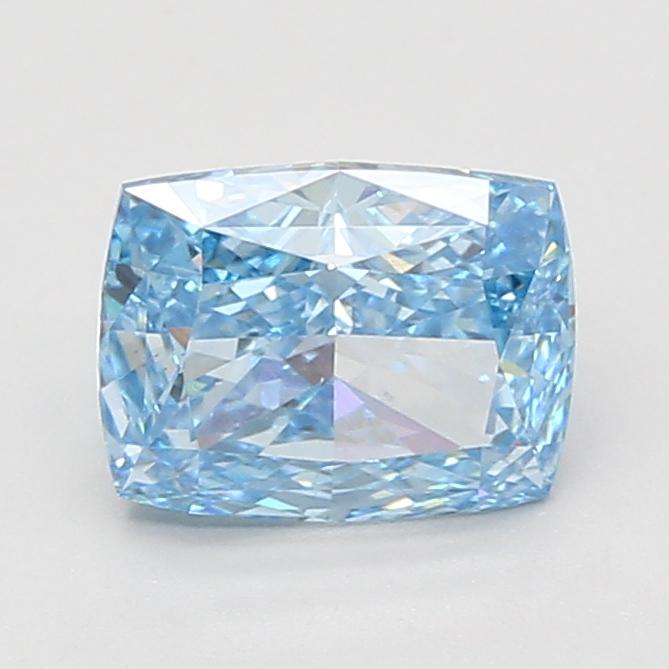 2.02 Ct. Fancy Vivid Blue Cushion Lab Grown Diamond