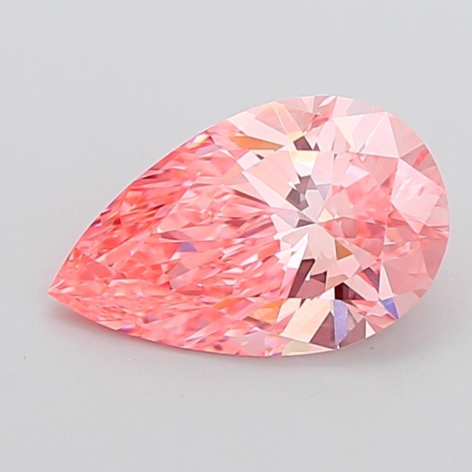 4.01 Ct. Fancy Vivid None Pink Pear Lab Grown Diamond