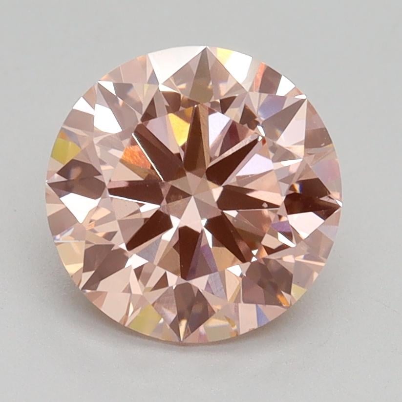 2.00 Ct. Fancy Intense Pink Round Lab Grown Diamond