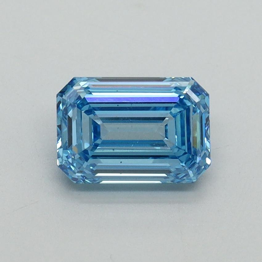 1.04 Ct. Fancy Vivid Blue Emerald Lab Grown Diamond