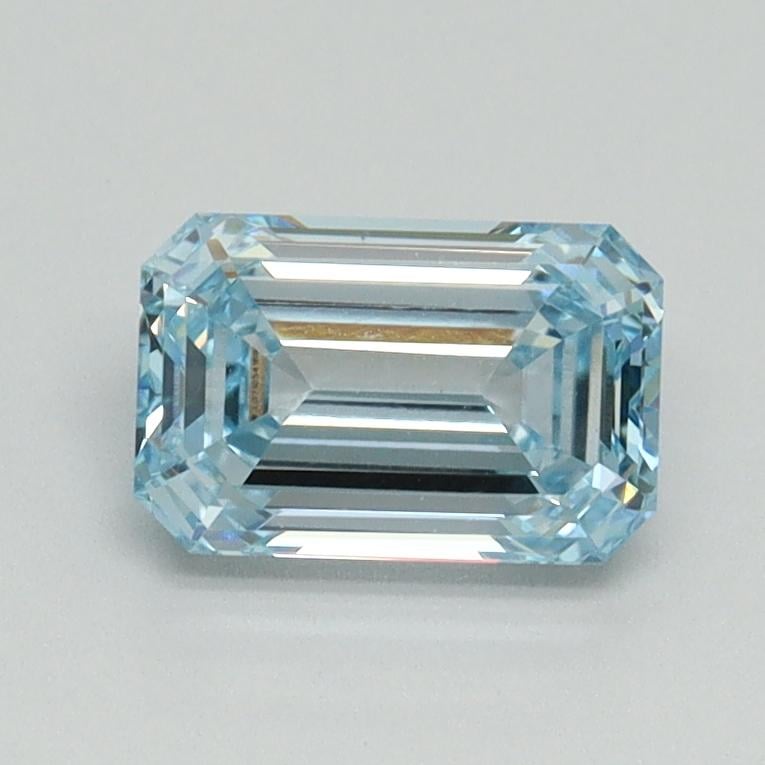 1.03 Ct. Fancy Intense Blue Emerald Lab Grown Diamond