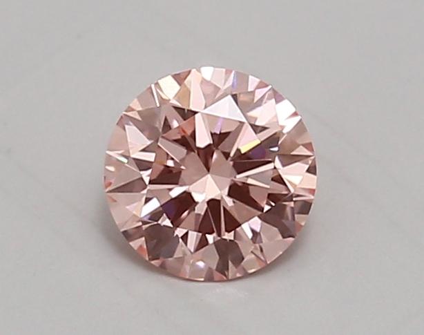 0.80 Ct. Fancy Vivid Pink Round Lab Grown Diamond
