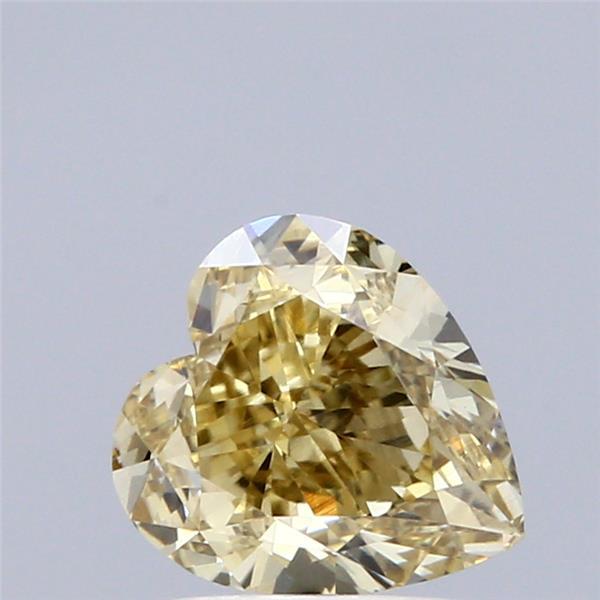 2.07 Ct. Fancy Yellow Heart Lab Grown Diamond