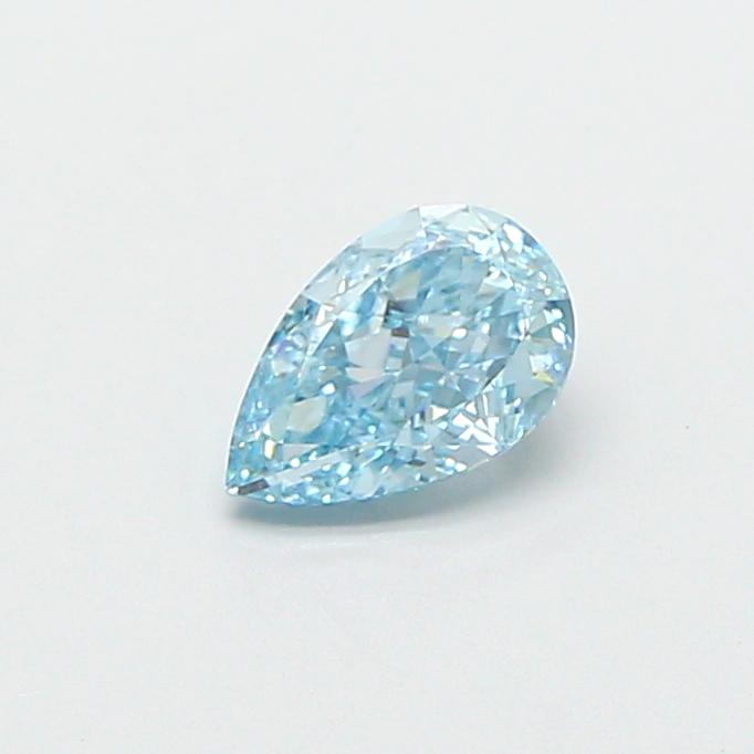 1.07 Ct. Fancy Vivid  Blue Pear Lab Grown Diamond