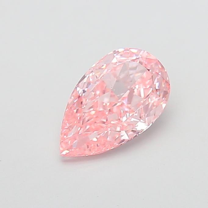 2.09 Ct. Fancy Vivid Pink Pear Lab Grown Diamond