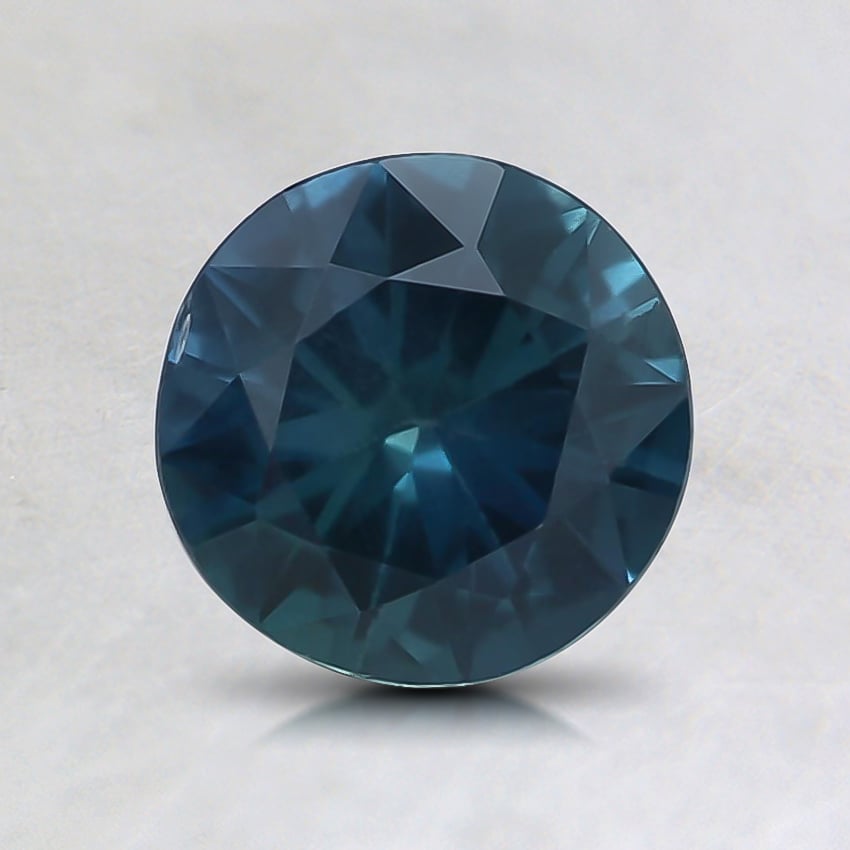 6.4mm Teal Round Sapphire