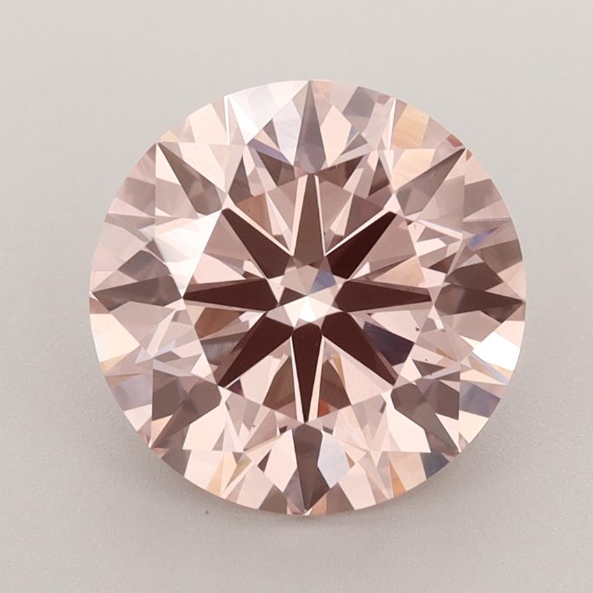 3.41 Ct. Fancy Intense  Pink Round Lab Grown Diamond