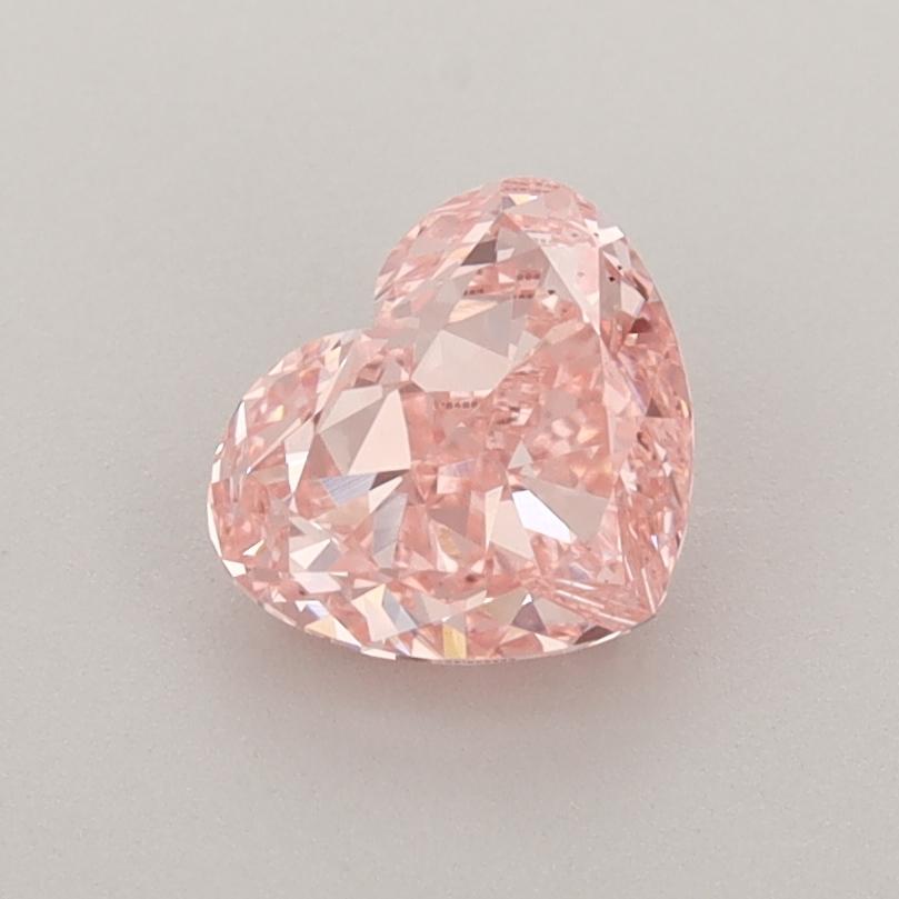 1.17 Ct. Fancy Vivid  Pink Heart Lab Grown Diamond