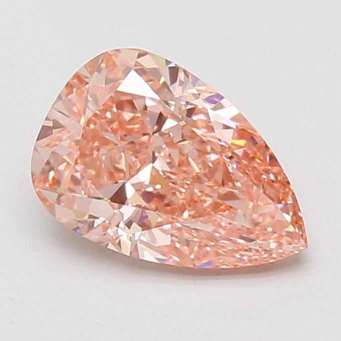 2.08 Ct. Fancy Vivid Pink Pear Lab Grown Diamond