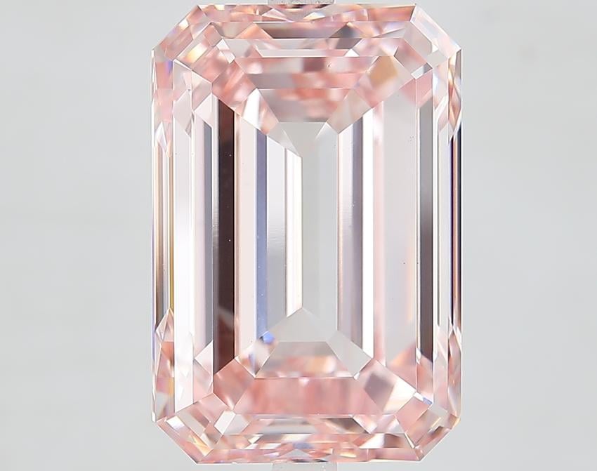 11.55 Ct. Fancy Intense Pink Emerald Lab Grown Diamond