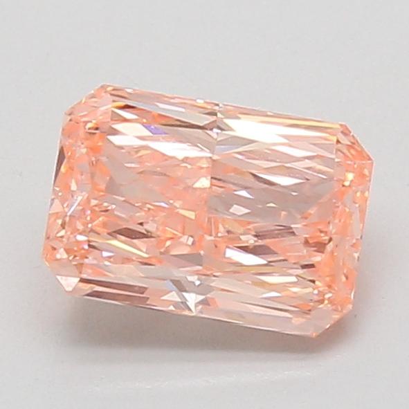 1.45 Ct. Fancy Vivid Pink Radiant Lab Grown Diamond