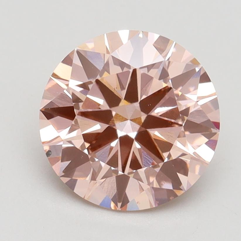 2.01 Ct. Fancy Intense Pink Round Lab Grown Diamond