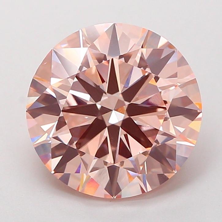 5.00 Ct. Fancy Intense Pink Round Lab Grown Diamond