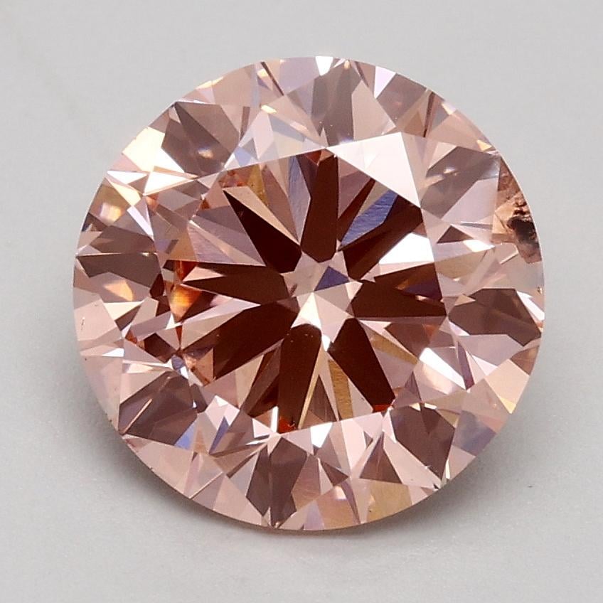 2.00 Ct. Fancy Intense Pink Round Lab Grown Diamond