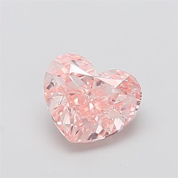 1.49 Ct. Fancy Intense Pink Heart Lab Grown Diamond