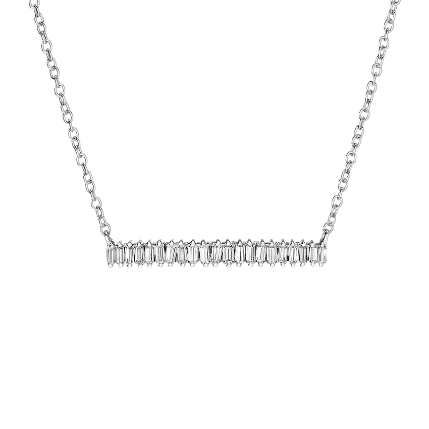 Baguette Horizontal Necklace 