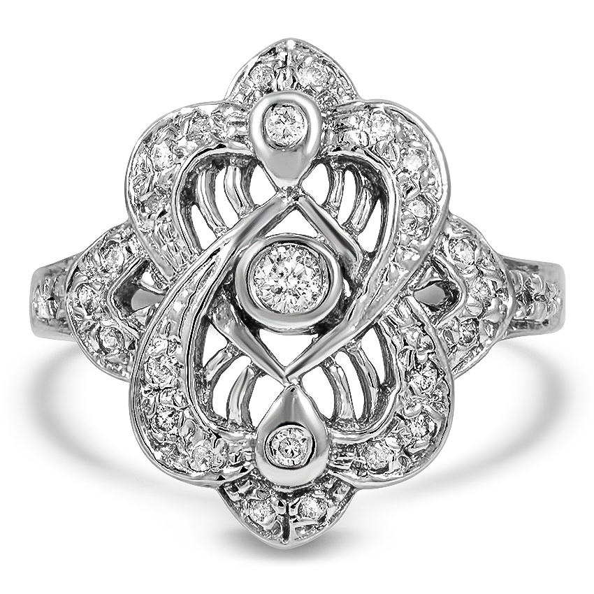 Art Deco Diamond Vintage Ring