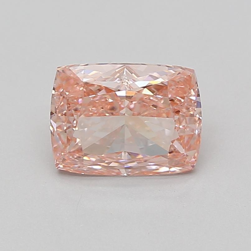 2.16 Ct. Fancy Vivid Pink Cushion Lab Grown Diamond