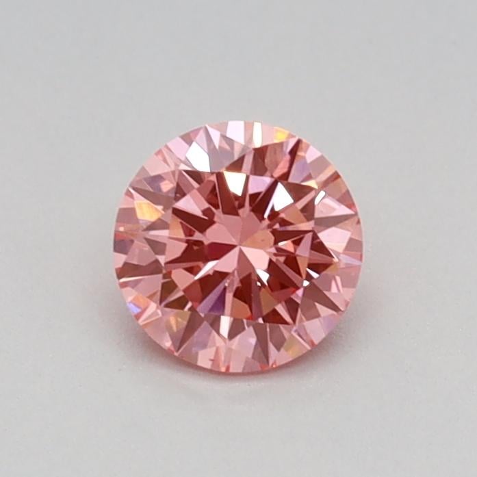 0.31 Ct. Fancy Vivid Pink Round Lab Grown Diamond