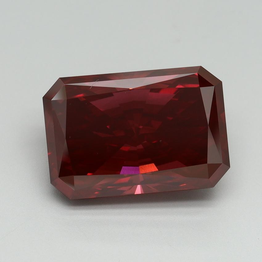 8.38 Ct. Fancy Deep Pink Radiant Lab Grown Diamond