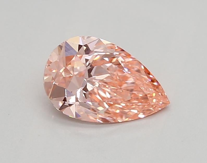 0.75 Ct. Fancy Vivid Pink Pear Lab Grown Diamond
