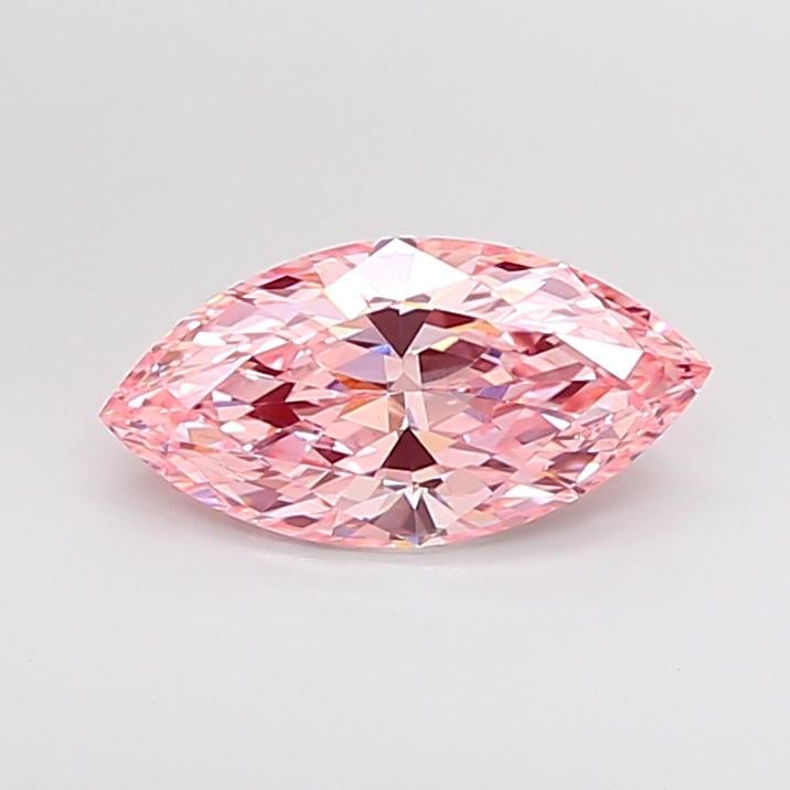 2.02 Ct. Fancy Vivid Pink Marquise Lab Grown Diamond