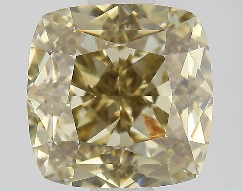1.51 Ct. Fancy Yellow Cushion Lab Grown Diamond