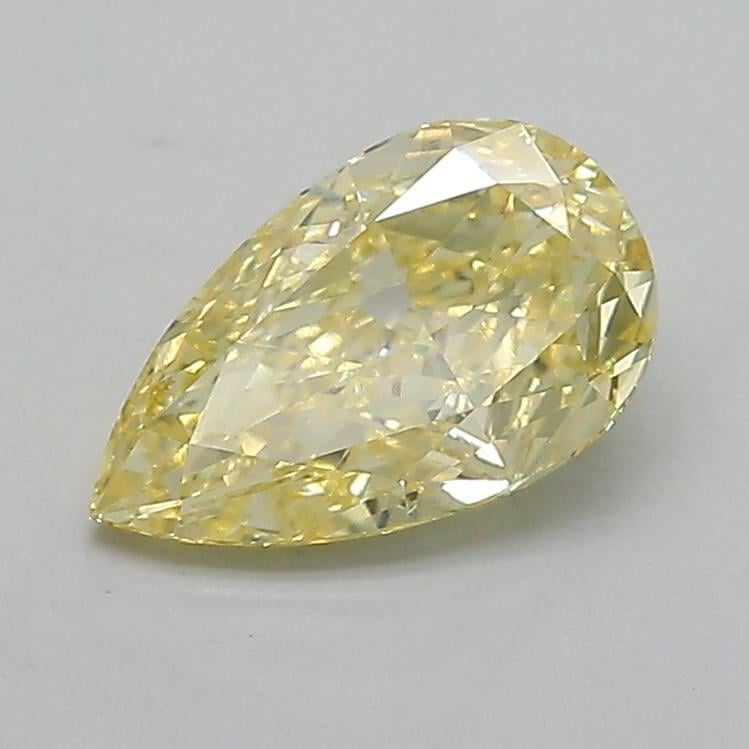 1.58 Ct. Fancy Yellow Pear Lab Grown Diamond