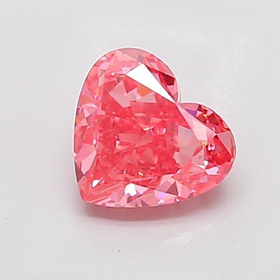 1.80 Ct. Fancy Vivid Pink Heart Lab Grown Diamond